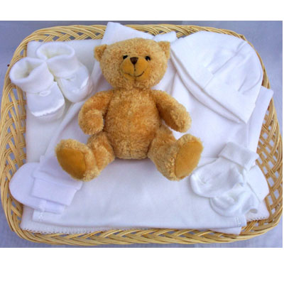 This Deluxe Gift basket is an ideal baby gift  that can be given as a leaving present