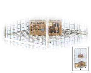 Unbranded Demountable rolcontainer shelf