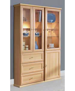 Denham Double Display Cabinet