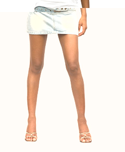 A soft bleached denim skirt that will soon beat your jeans in the most-worn charts. Casual chic and