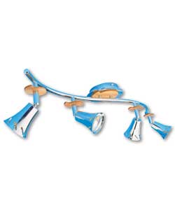 Deniro 4 Spotlight Metal Bar - Chrome-Plated