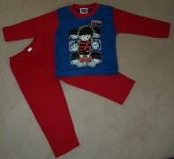 Dennis character pyjamas with Green Lane tag