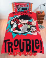 Dennis The Menace Single Duvet Cover and Pillowcase