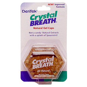Unbranded DenTek Crystal Breath Gel Capsules Triple Pack