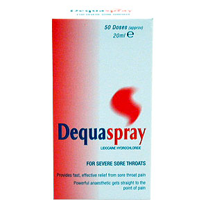 Dequaspray For Severe Sore Throats - Size: 20ml