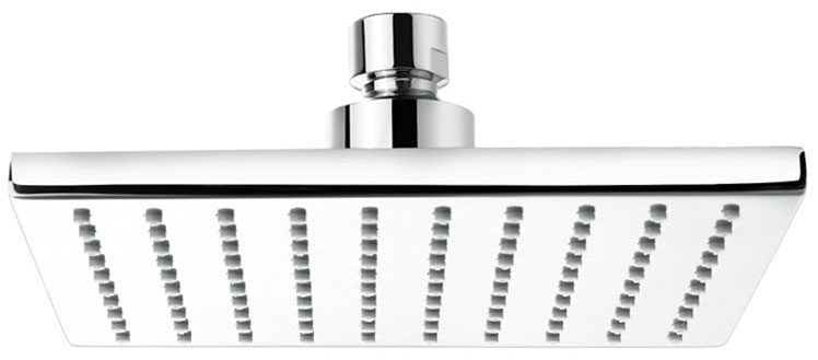 Unbranded Design Slimline Square Shower Head 170mm Brass