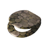 Unbranded Design Toilet Seat, Pebbles