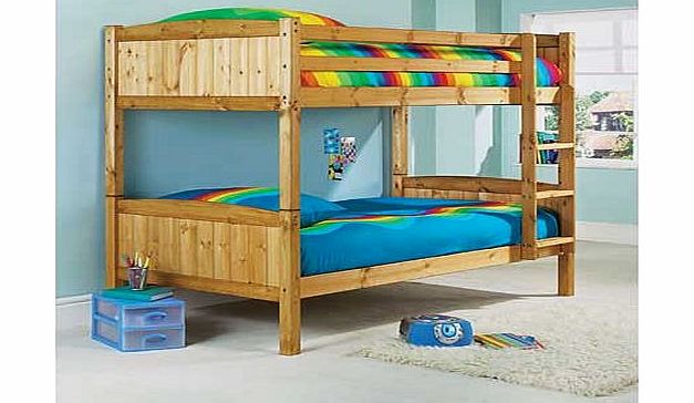 Unbranded Detachable Antique Pine Bunk Bed with Bibby