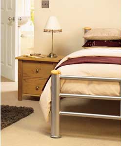 Devon 2 Drawer Bedside Cabinet