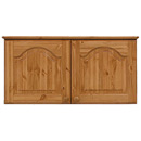 Devon Pine double wardrobe top box furniture