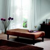 Unbranded Dexter Footstool - Lansdown Floral - Light leg stain