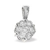 Diamond Cluster Pendant (50 Points Dia)