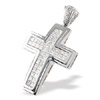 Diamond Cross Pendant (1.06 Carat Dia)