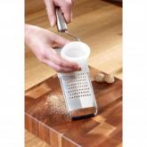 A big improvement on the old-fashioned box grater, these hand-held designs have razor-sharp teeth wh