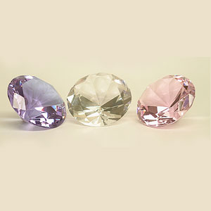 You must know a lady who wants a diamond!! Take the easy way out and opt for a Diamond Paperweight i