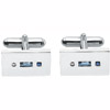 Diamond Sapphire & Blue Topaz Silver Cufflinks