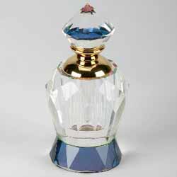 Diamond Top Crystal Perfume Bottle