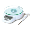 This versatile kitchen scale shows calorie and cholesterol content for up to 200 different foods. It