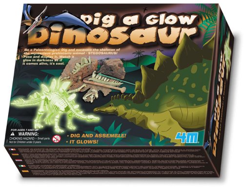 Dig A Glow Dinosaur Stegosaurus- Great Gizmos