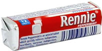 Digestif Rennie Peppermint Flavour 12x