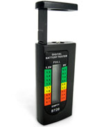 Want to know how much juice is left in your batteries? Get instant power readouts for all 1.5V and 9