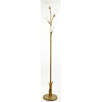 Unbranded DIIL10034 - Satin Gold Floor Lamp