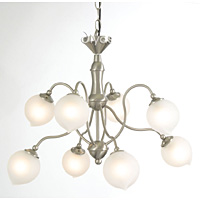 Unbranded DIIL10182 - 8 Light Satin Chrome Hanging Light