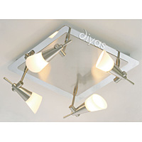 Unbranded DIIL20102 R - Satin and Polished Chrome Ceiling Spot Light