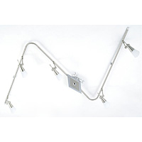 Unbranded DIIL20105 - Satin and Polished Chrome Ceiling Spot Light