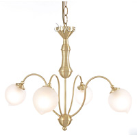 Unbranded DIIL20241 - 4 Light Satin Brass Hanging Light