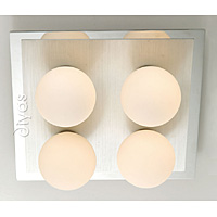 Unbranded DIIL20362 - Polished Chrome Semi Flush Bathroom Light