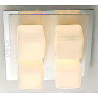 Unbranded DIIL20382 - Polished Chrome Semi Flush Bathroom Light