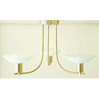 Unbranded DIIL20561 - 3 Light Satin Brass Ceiling Light