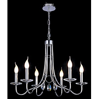 Unbranded DIIL40036 - 6 Light Polished Chrome Hanging Light