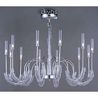 Unbranded DIIL50212 - 12 Light Polished Chrome Ceiling Light