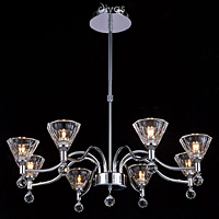 Unbranded DIIL50348 - 8 Light Polished Chrome Ceiling Light