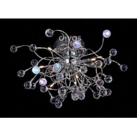 Unbranded DIIL50390 - Chrome and Crystal Ceiling Light