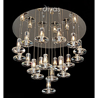 Unbranded DIIL50396 - 19 Light Polished Chrome Pendant Light