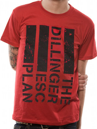 Unbranded Dillinger Escape Plan (Flag) T-shirt krm_684
