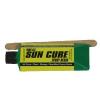 Ding All Sun Cure is a non-yellowing  fiberfill  polyester board repair  resin that cures in ``minut