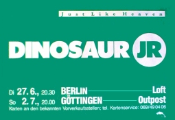 DINOSAUR JR Just Like Heaven Tour Music Poster 84x59cm