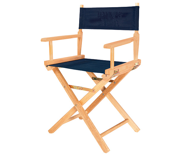Unbranded Director` Chair, Blue Personalised