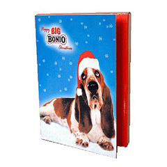This boxed card contains two deliciously tasty big treats which have that `just-baked` aroma that do