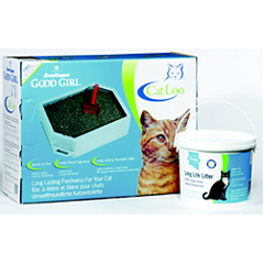 A revolutionary concept in cat loos! This simple to use litter tray comes in two parts.  The top par