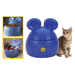 Perfect for pet toys, dry food or bedding supplies! Easy-to-clean plastic storage container is perfe