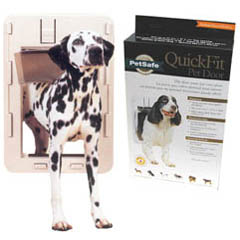 This medium sized door flap has an flap size of 8" x 11" (20cm x 28cm) and is suitable for dogs up t