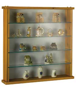 Unbranded Display Cabinet 4 Shelf Pine