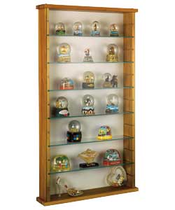 Unbranded Display Cabinet 6 Shelf Pine