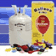 Disposable helium tank with Party Balloons