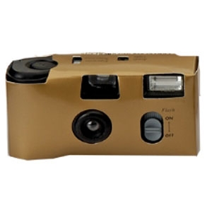 Unbranded Disposable Wedding Camera 9 Pack Gold